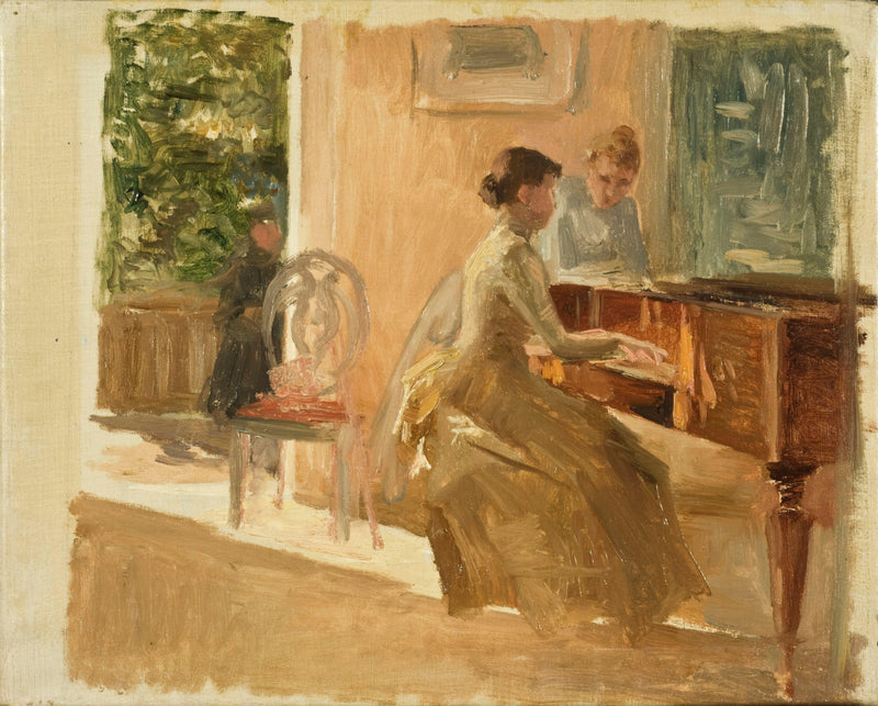 I Salongen På Haiko by Albert Edelfelt — Oil Painting Reproduction