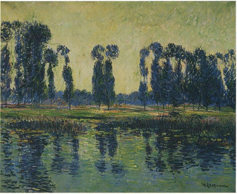 Ice on the Oise River by Gustave Loiseau — Oil Painting Reproduction