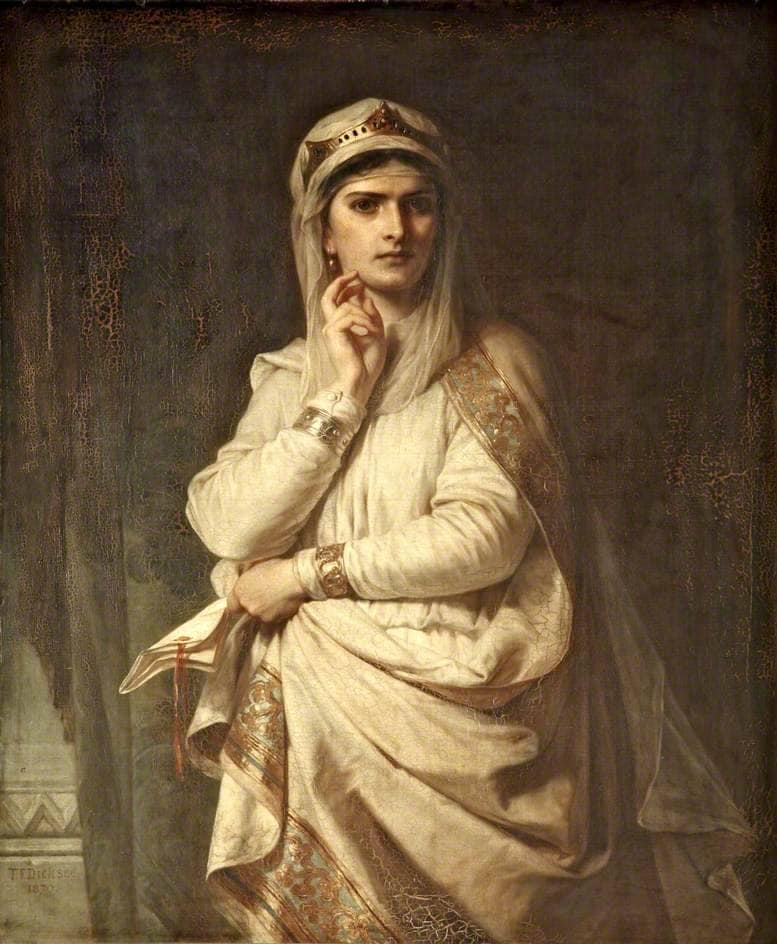 Ideal Portrait of Lady Macbeth by Thomas Francis Dicksee — Oil Painting Reproduction
