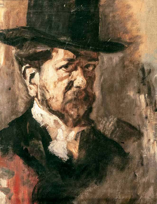Self portrait by Umberto Veruda — Oil Painting Reproduction
