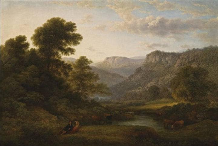 View at matlock, derbyshire by John Glover — Oil Painting Reproduction