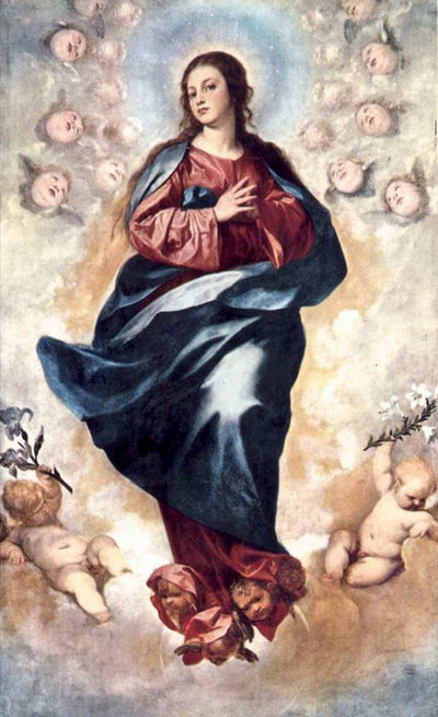 Immaculate Conception in living room