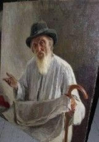 Portrait of an old man (Untitled) by Ivan Tvorozhnikov — Oil Painting Reproduction
