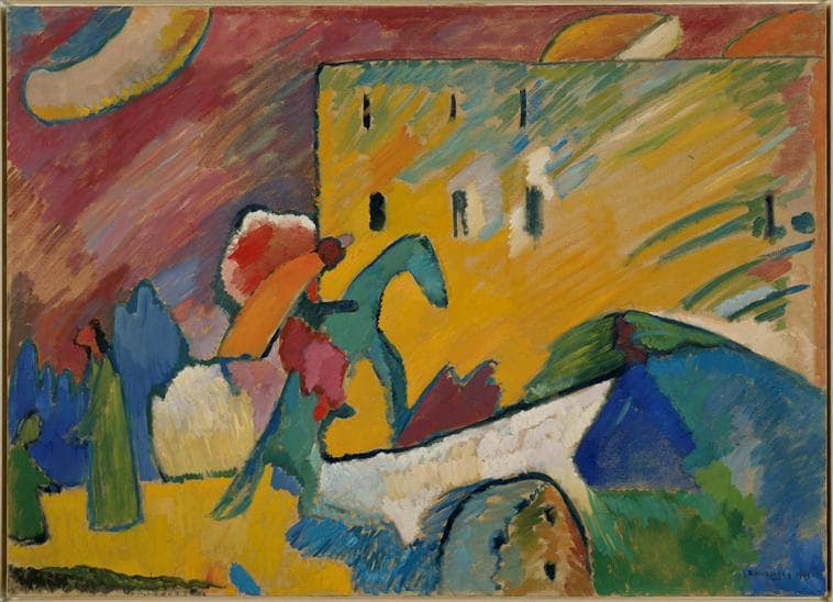 The Blue Rider by Wassily Kandinsky — Oil Painting Reproduction