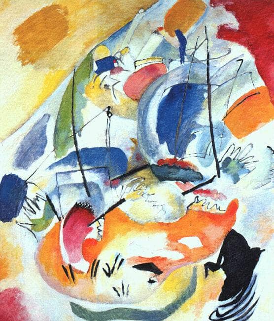 Improvisation 31 (Sea Battle) by Wassily Kandinsky — Oil Painting Reproduction