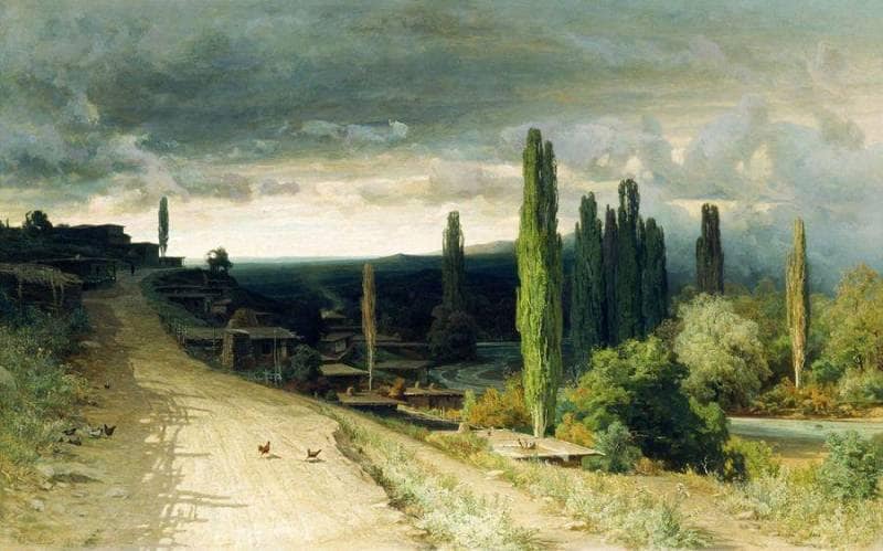 In Alushta by Volodymyr Orlovsky — Oil Painting Reproduction
