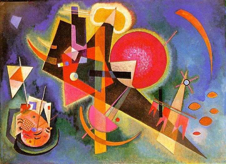 In Blue by Wassily Kandinsky — Oil Painting Reproduction