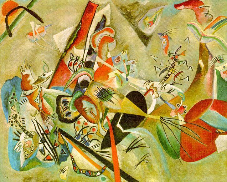 In Grey by Wassily Kandinsky — Oil Painting Reproduction