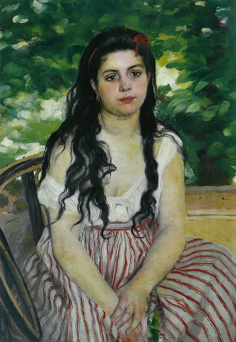 In summer (The Gypsy) by Pierre-Auguste Renoir — Oil Painting Reproduction