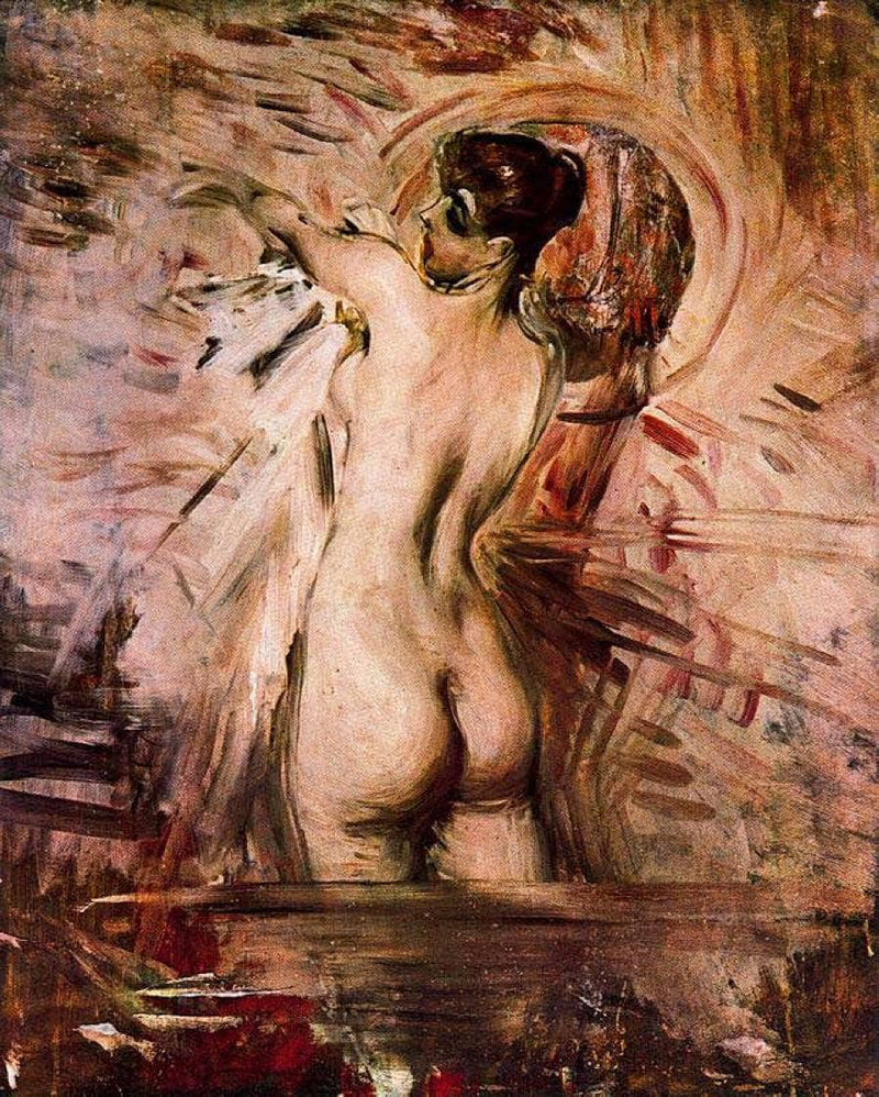 In the bath by Giovanni Boldini — Oil Painting Reproduction