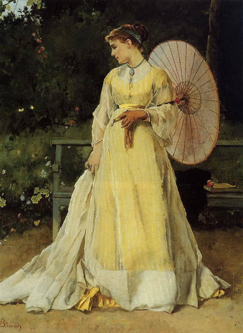 In the Country by Alfred Stevens — Oil Painting Reproduction