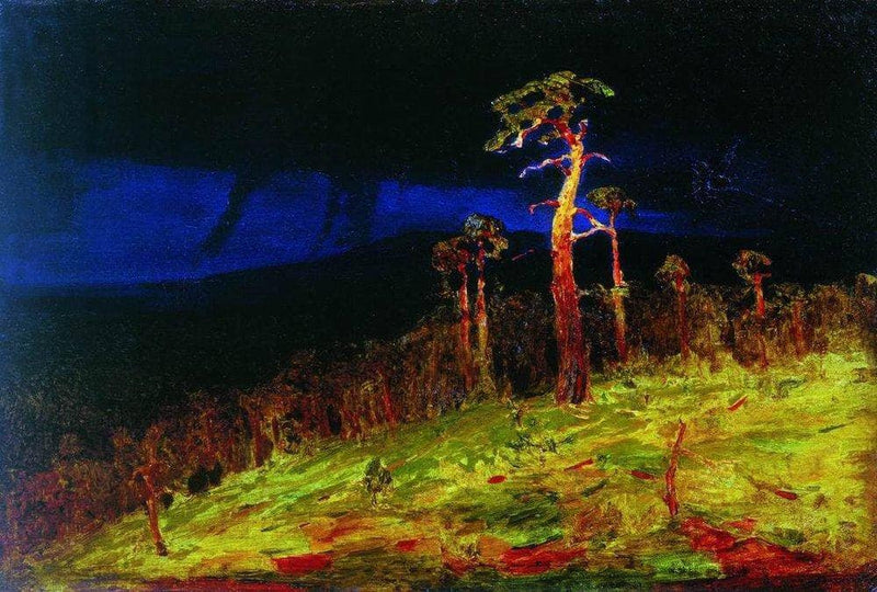 In the Crimea by Arkhyp Kuindzhi — Oil Painting Reproduction