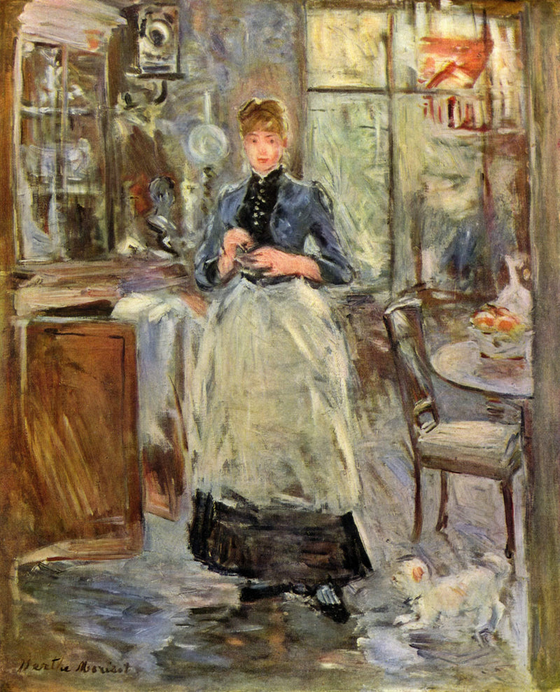 In the Dining Room by Berthe Morisot — Oil Painting Reproduction