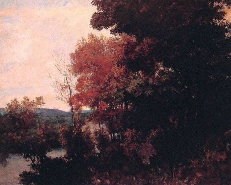 In the Forest by Gustave Courbet — Oil Painting Reproduction