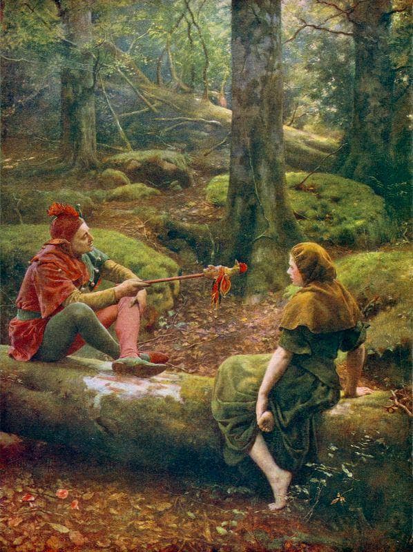 In the Forest of Arden by John Collier — Oil Painting Reproduction