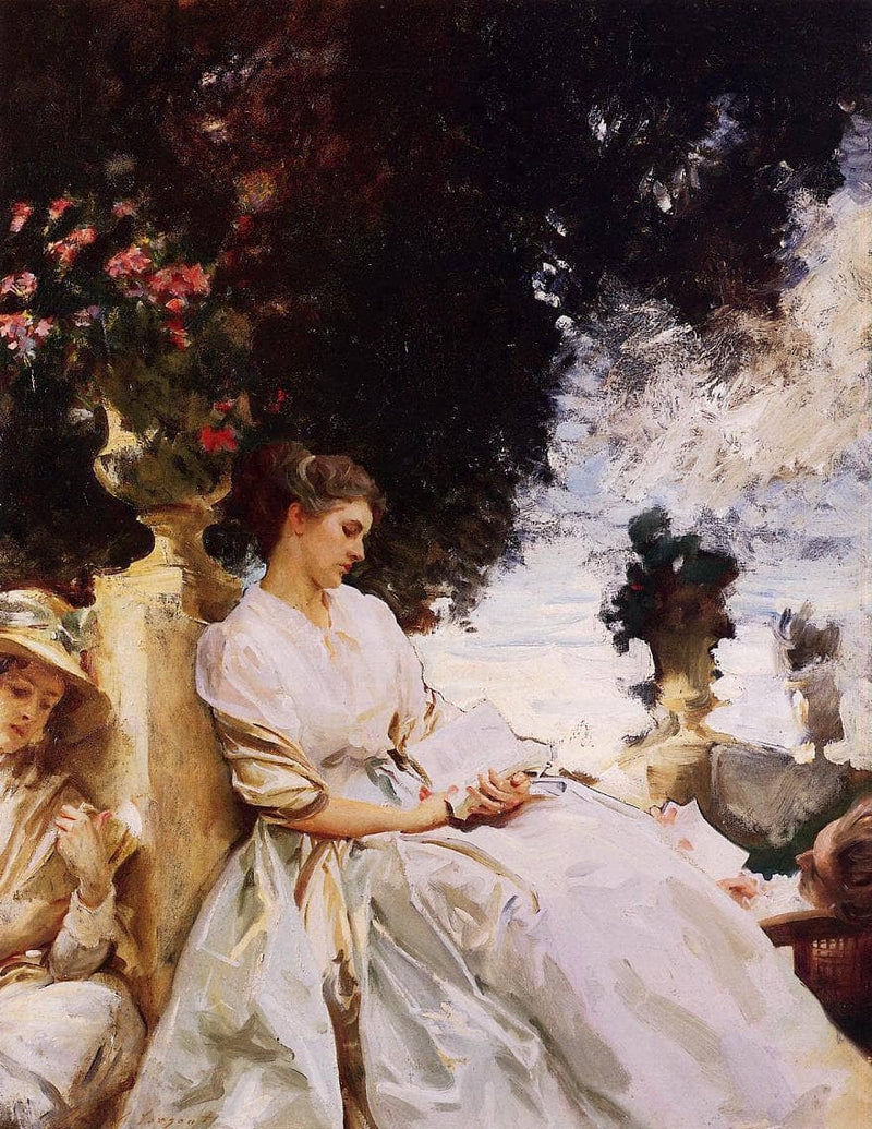 In the Garden, Corfu by John Singer Sargent — Oil Painting Reproduction