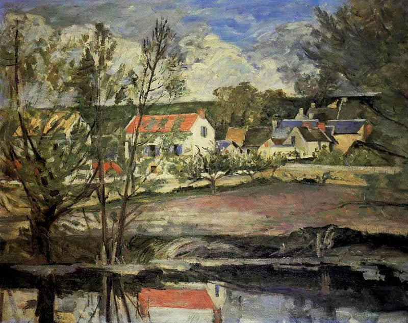 In the Oise Valley by Paul Cezanne — Oil Painting Reproduction