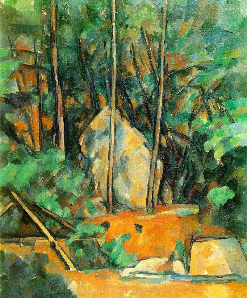 In the Park of Chateau Noir by Paul Cezanne — Oil Painting Reproduction