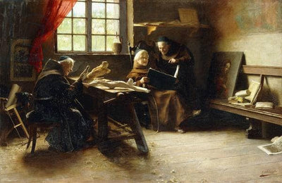 In The Sculptor's Studio (Divine Inspiration) in modern living room