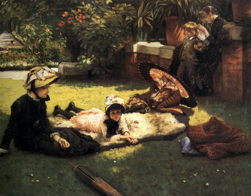 In the Sunshine by James Tissot — Oil Painting Reproduction