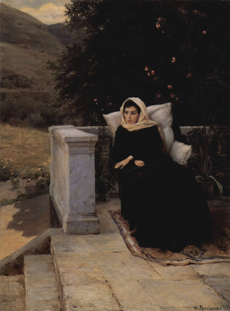 In the warm land by Mykola Yaroshenko — Oil Painting Reproduction