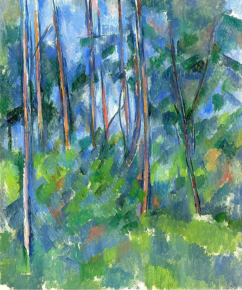 In the Woods by Paul Cezanne — Oil Painting Reproduction