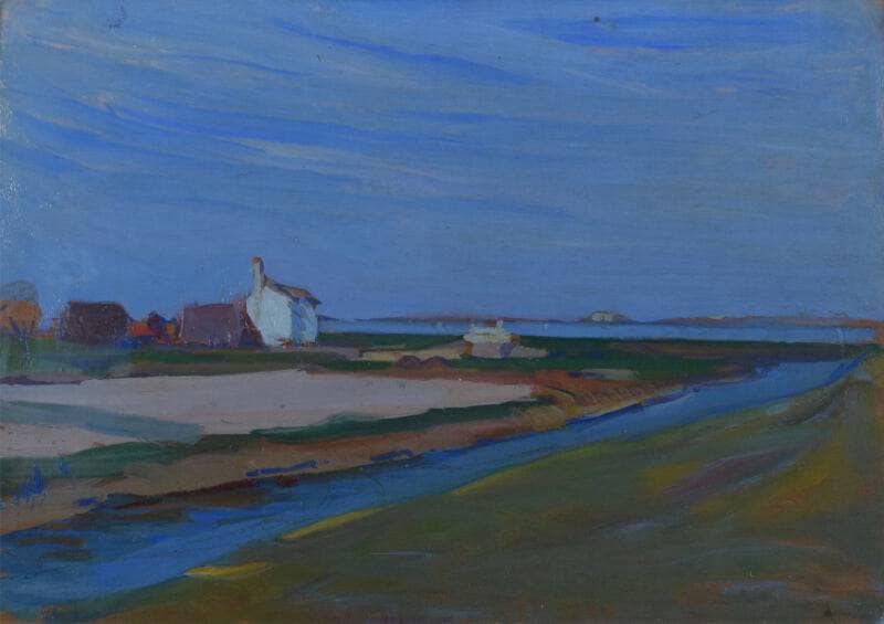 In Torcello by Umberto Moggioli — Oil Painting Reproduction