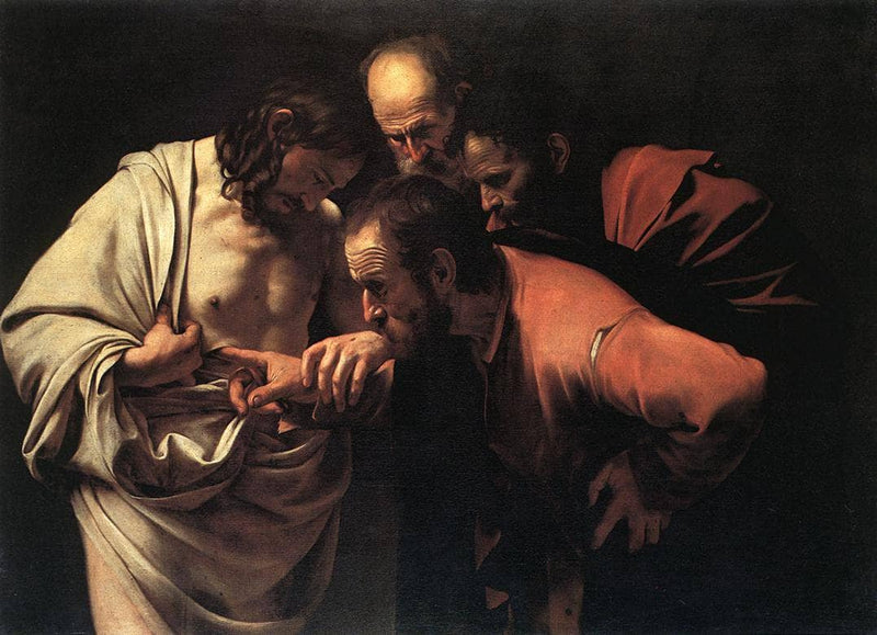 Incredulity of Saint Thomas by Caravaggio — Oil Painting Reproduction