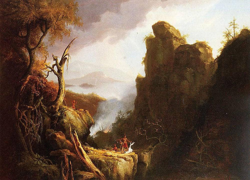 Indian Sacrifice by Thomas Cole — Oil Painting Reproduction