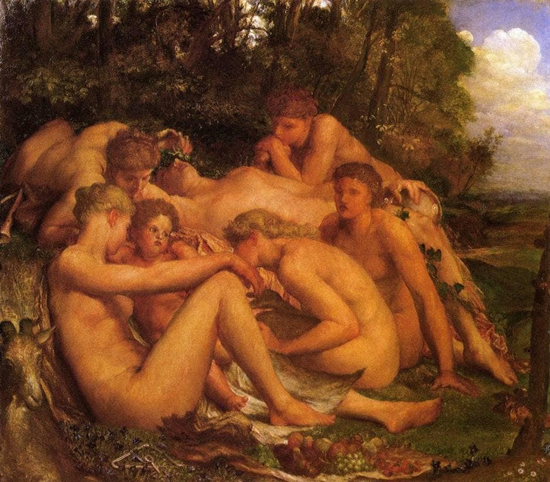 Infancy of Zeus by George Frederick Watts — Oil Painting Reproduction