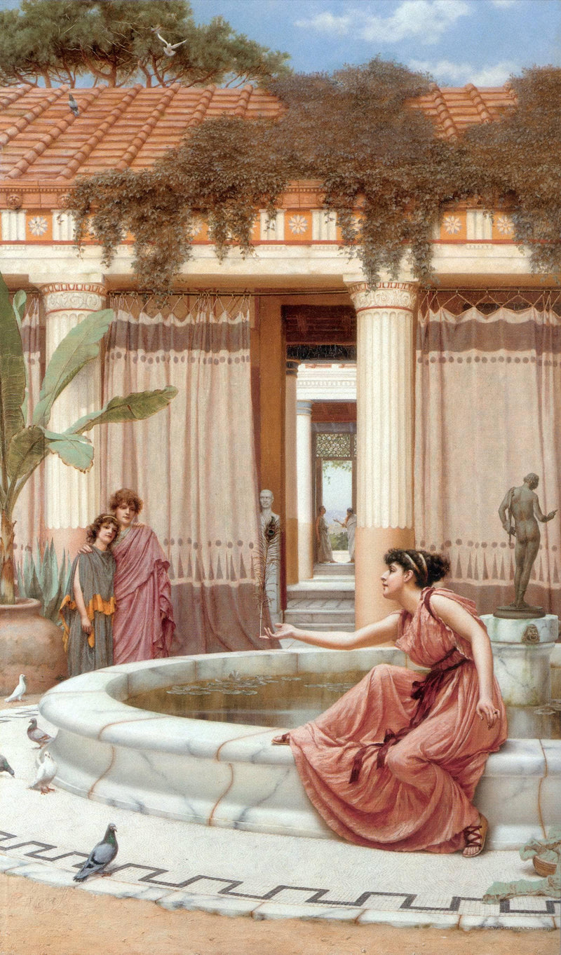 Innocent Amusements by John William Godward — Oil Painting Reproduction