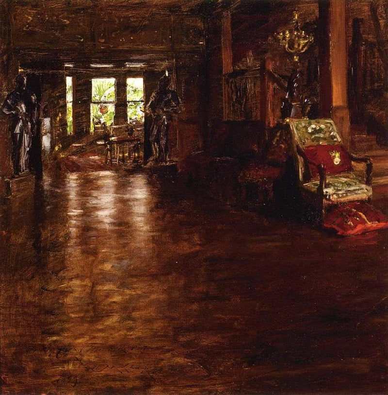 Interior, Oak Manor by William Merritt Chase — Oil Painting Reproduction