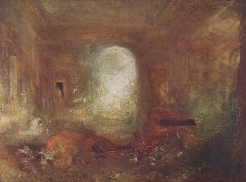 Interior of Petworth House by J.M.W. Turner — Oil Painting Reproduction