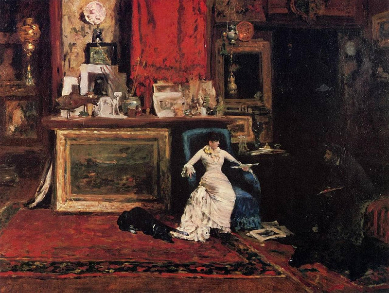Interior of the Artist's Studio (aka The Tenth Street Studio) by William Merritt Chase — Oil Painting Reproduction