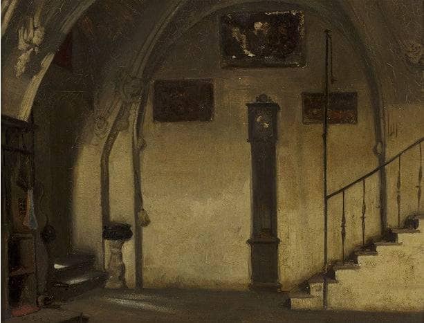 Interior of the monastery by Wladyslaw Czachorski — Oil Painting Reproduction