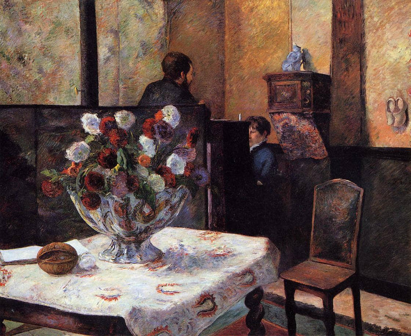 Interior of the Painter's House, rue Carcel by Paul Gauguin — Oil Painting Reproduction