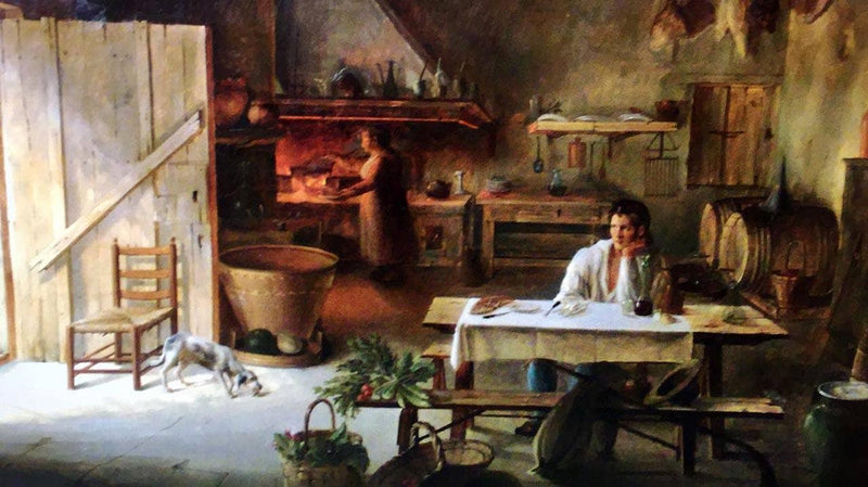 Interior by Vincenzo Abbati — Oil Painting Reproduction