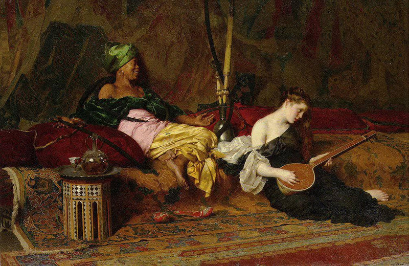 Interlude Musical by Alexandre-Louis Leloir — Oil Painting Reproduction