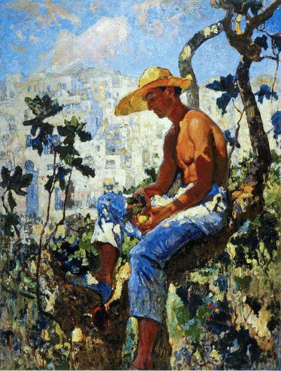 Italian Gardener in modern living room