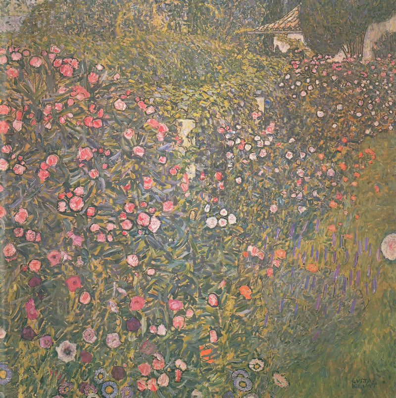 Italian horticultural landscape by Gustav Klimt — Oil Painting Reproduction