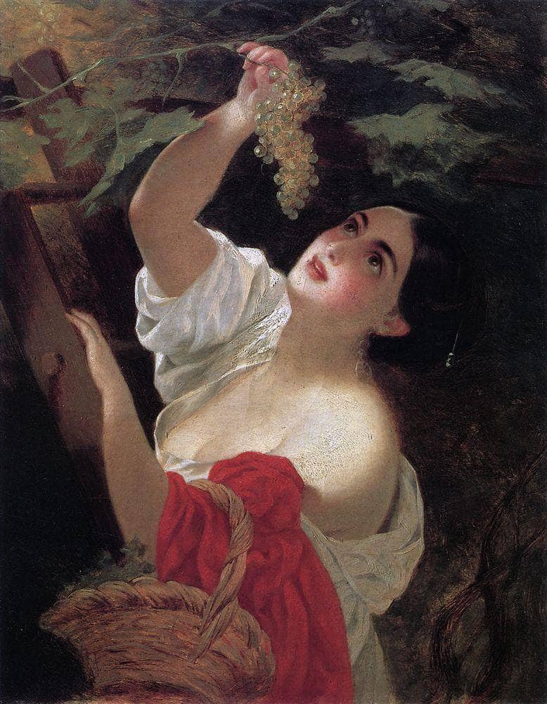 Italian Midday by Karl Bryullov — Oil Painting Reproduction