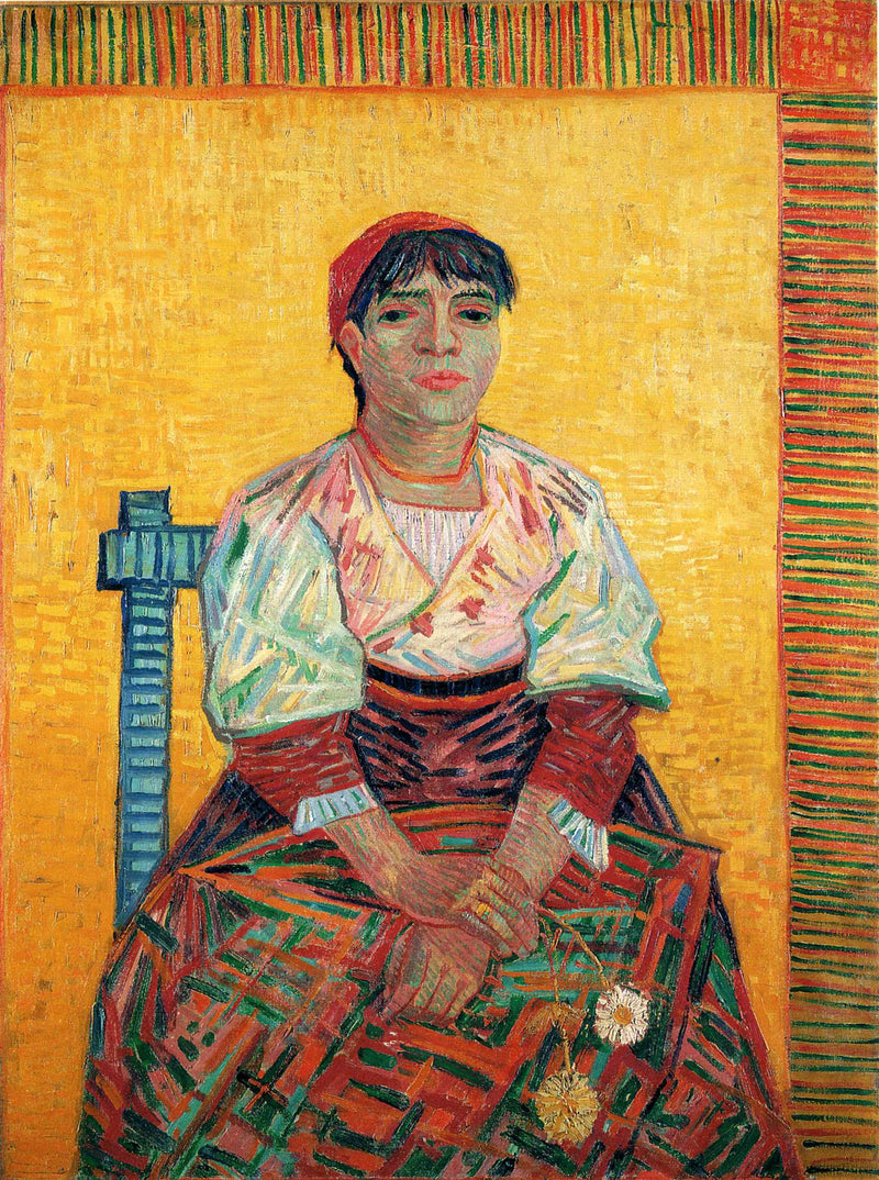 Italian Woman (Agostina Segatori) by Vincent van Gogh — Oil Painting Reproduction