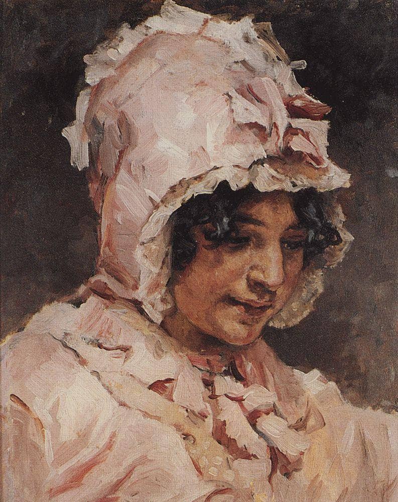 Italian woman by Vasily Surikov — Oil Painting Reproduction