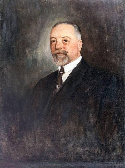 Portrait of Andrey Tasev Lyapchev in hallway