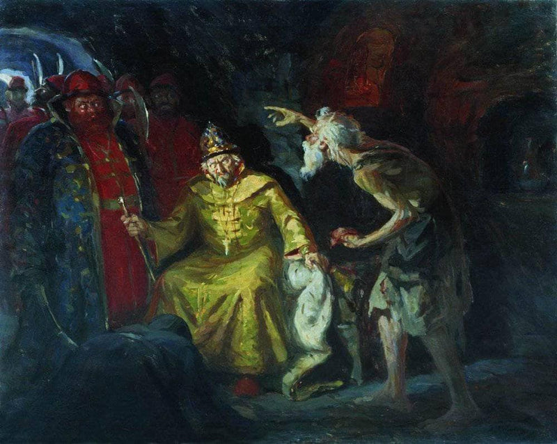 Ivan the Terrible by Andrei Ryabushkin — Oil Painting Reproduction