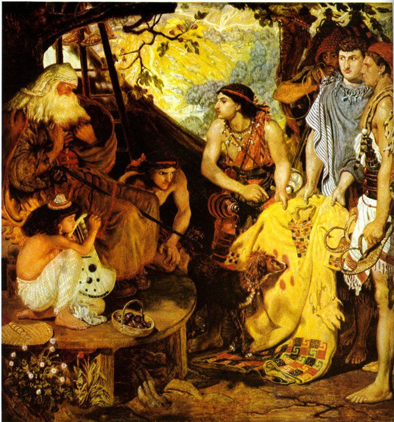 Jacob and Joseph's Coat by Ford Madox Brown — Oil Painting Reproduction