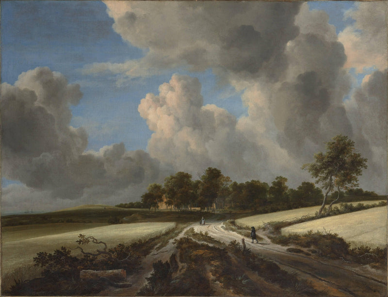 Wheat Fields by Jacob van Ruisdael — Oil Painting Reproduction