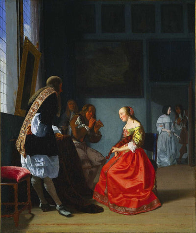 A Musical Company in kitchen