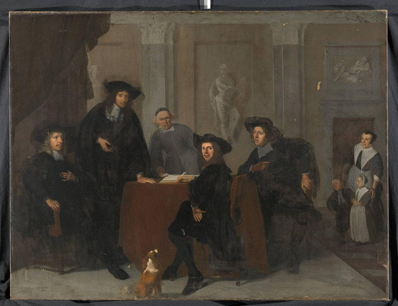 De Regenten Van Het Leprozenhuis by Jacob Ochtervelt — Oil Painting Reproduction