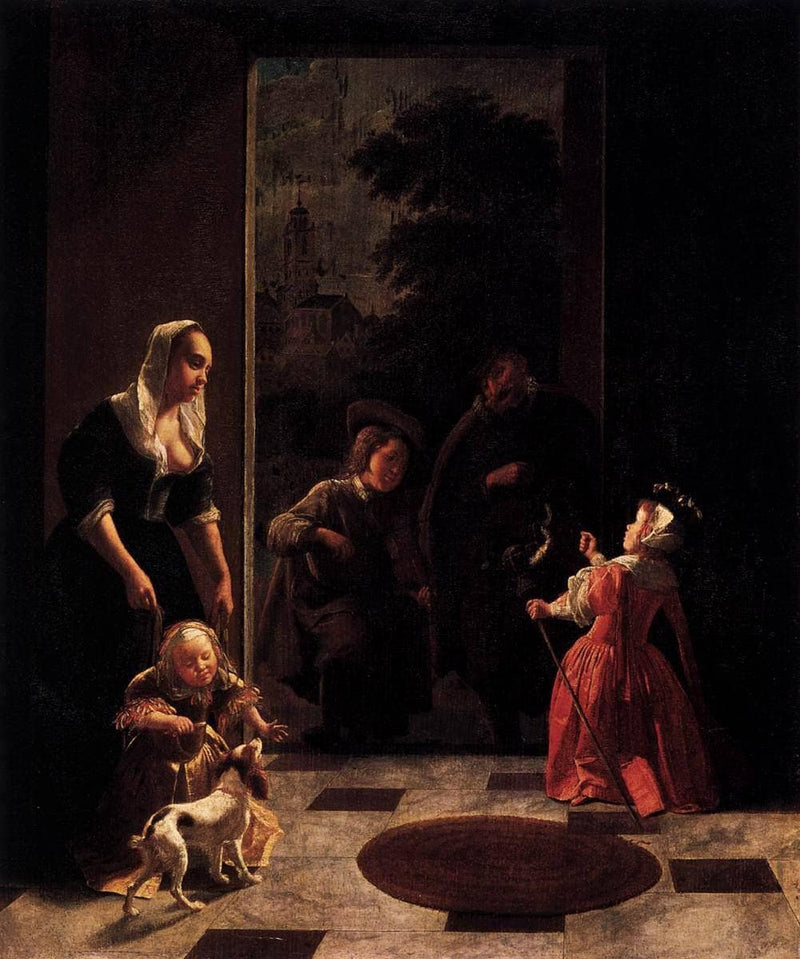 Itinerant Musicians by Jacob Ochtervelt — Oil Painting Reproduction